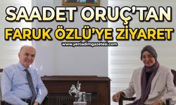 Cumhurbaşkanı Başdanışmanı Oruç’tan, Başkan Özlü’ye ziyaret
