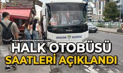 Halk otobüsü saatleri açıklandı