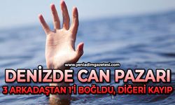 Denizde can pazarı: 3 arkadaştan 1’i boğuldu, diğeri kayıp