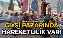 Giysi pazarında hareketlilik var