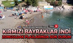 Kırmızı bayraklar indi: Zonguldak plajlarında son durum