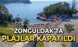 Zonguldak'ta o plajlar kapatıldı