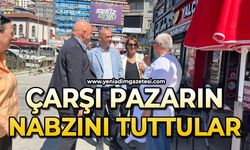 Çarsı pazarın nabzını tuttular