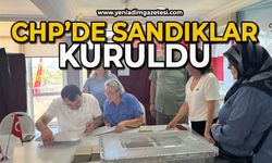 CHP’de sandıklar kuruldu: Oylar kullanılıyor