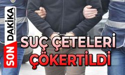 2 suç çetesi çökertildi
