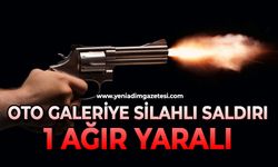 Oto galeriye silahlı saldırı: 1 ağır yaralı