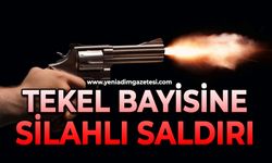 Tekel bayisine silahlı saldırı