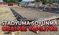 Stadyuma soyunma odaları yapılıyor