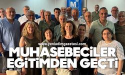 Muhasebeciler eğitimden geçti