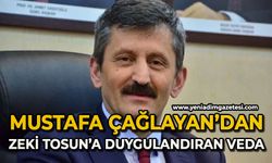 Mustafa Çağlayan'dan Zeki Tosun'a duygulandıran veda
