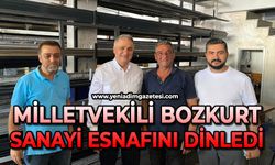 Milletvekili Bozkurt Sanayi Sitesi esnafını dinledi