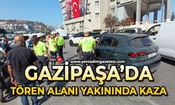 Gazipaşa'da tören alanı yakınında kaza