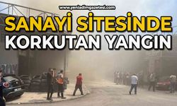 Sanayi sitesinde yangın