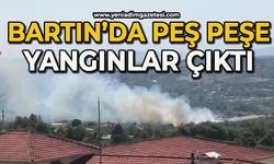 Peş peşe yangınlar çıktı