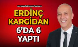 Erdinç Kargidan 6'da 6 yaptı