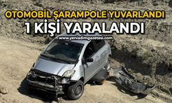Otomobil şarampole yuvarlandı: 1 yaralı