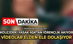 Kolejdeki yasak aşktan iğrençlik akıyor: Videolar elden ele dolaşıyor