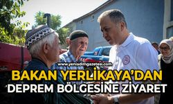 Bakan Yerlikaya depremden etkilenen köyleri ziyaret etti