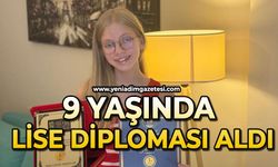 9 yaşında lise diploması aldı