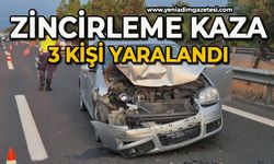 Zincirleme kaza: 3 yaralı