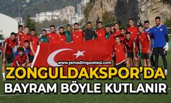 Zonguldakspor'da bayram böyle kutlanır