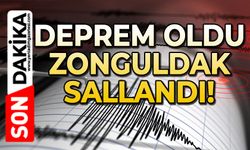 Deprem oldu: Zonguldak'ta sallandı