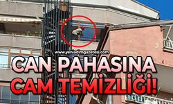 Can pahasına cam temizliği: Görenler hayret etti