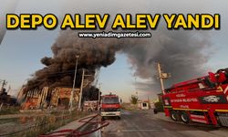 Depo alev alev yandı