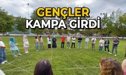 Gençler kampa katıldı