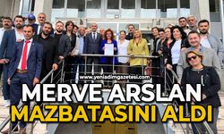 Merve Arslan mazbatasını aldı