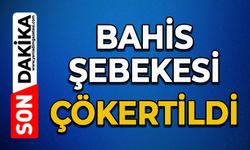 Bahis şebekesi çökertildi