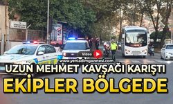 Uzun Mehmet kavşağı karıştı: Ekipler bölgeye sevk edildi