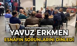 Yavuz Ekmen, esnafın sorunlarını dinledi