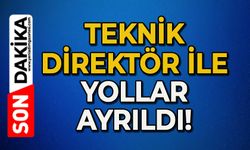 Teknik Direktör ile yollara ayrıldı