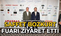 Saffet Bozkurt Fuarı ziyaret etti