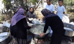 Geleneksel Hacet Bayramı’nda 150 kilo pirinç ve 200 kilo et kullanıldı