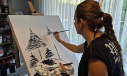 Sanat tutkusunu çocuklarının hediyesi yeniden alevlendirdi