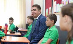 Yenilenen okula ziyaret
