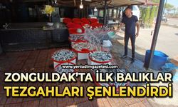 Zonguldak’ta ilk balıklar tezgahları şenlendirdi