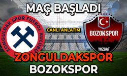 Zonguldakspor-Yozgat Belediyesi Bozokspor maçı başladı