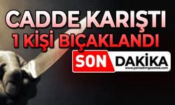 Cadde karıştı: 1 kişi bıçaklandı