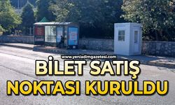 Bilet satış noktası kuruldu
