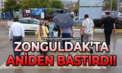 Zonguldak’ta aniden bastırdı