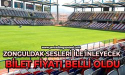 Zonguldak sesleri ile inleyecek bilet fiyatı belli oldu