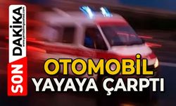 Karşıdan karşıya geçmek isteyen yayaya otomobil çarptı