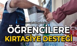 Öğrencilere kırtasiye desteği