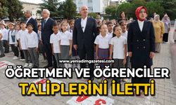 Öğretmen ve öğrenciler taliplerini iletti