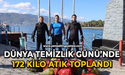 Dünya Temizlik Günü’nde 172 kilo atık toplandı