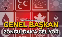 Genel Başkan Zonguldak'a geliyor