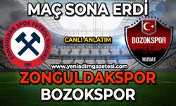 Zonguldakspor-Yozgat Belediyesi Bozokspor maçı sona erdi: İşte sonuç